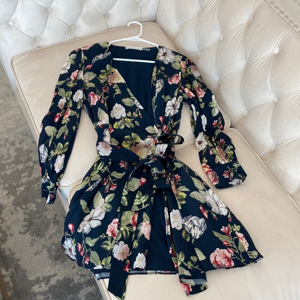 Alice Olivia wrap dress